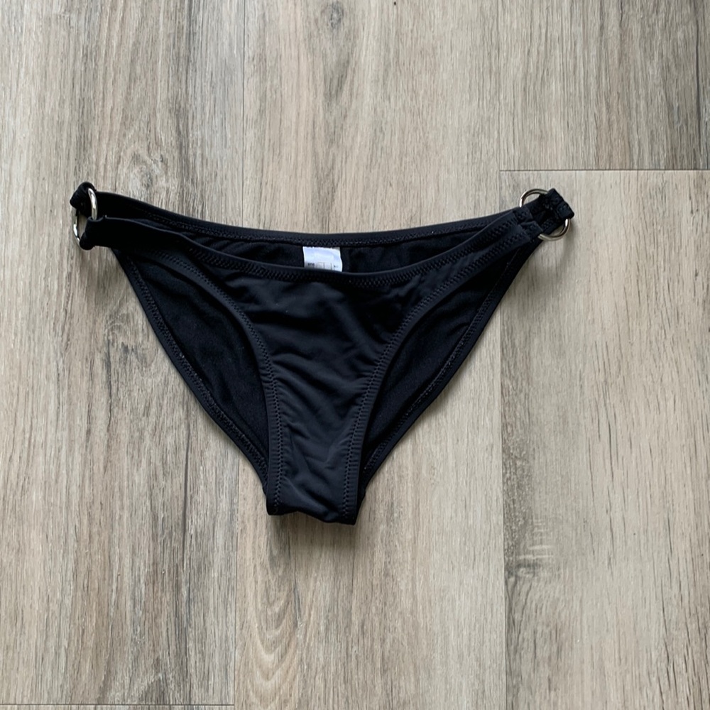 Black bikini bottom